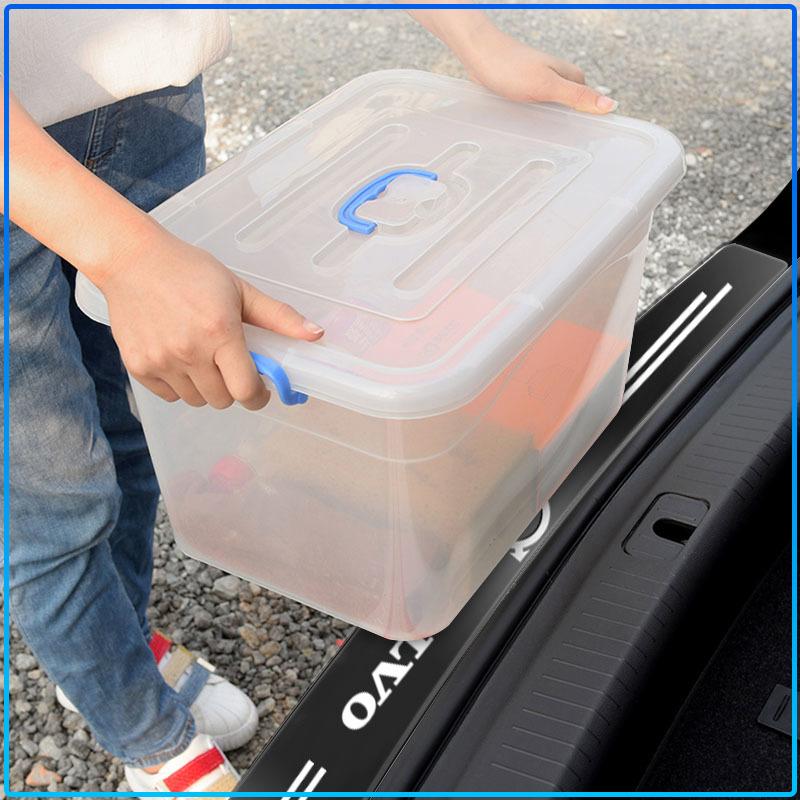 1 Stück Auto Stoßstange Hinten Kofferraum Ladekante Schutzleiste Transparentes Aufkleber Für Volvo XC90 XC60 XC70 XC40 V90 V60 V40 C70 C30 S80