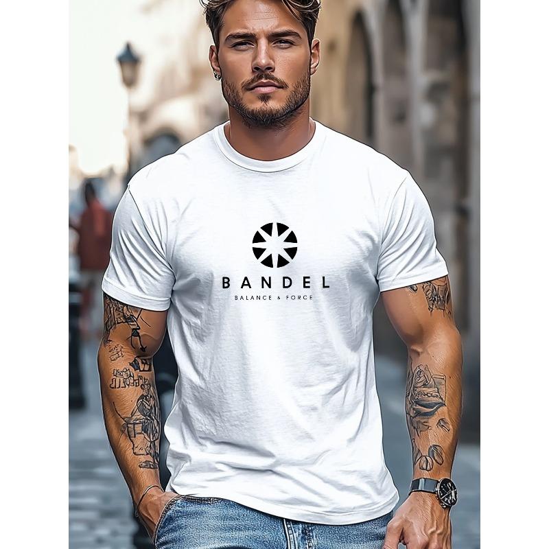 Men's T-shirt, Comfortable and Versatile, Relaxed and Casual, Men's Graphic Summer Casual Crew Neck Short-sleeve T-shirt