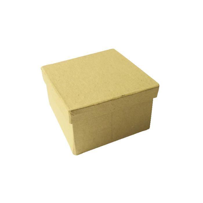 Boîte en carton - GRAINE CRÉATIVE - 8,5 cm - Peinture - Décopatch - Serviettes