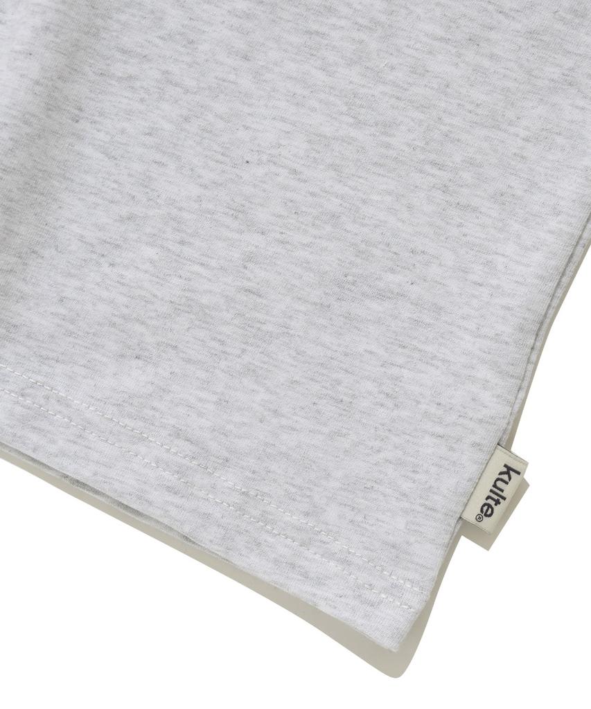 KULTE Rope Logo Print T-Shirt_L.M.Grey