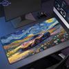 Mouse Pad Abstract Oil Painting Professional Esports Game Players Speed Lock Edge Rubber Game Desk Mousepad Keyboard Mat