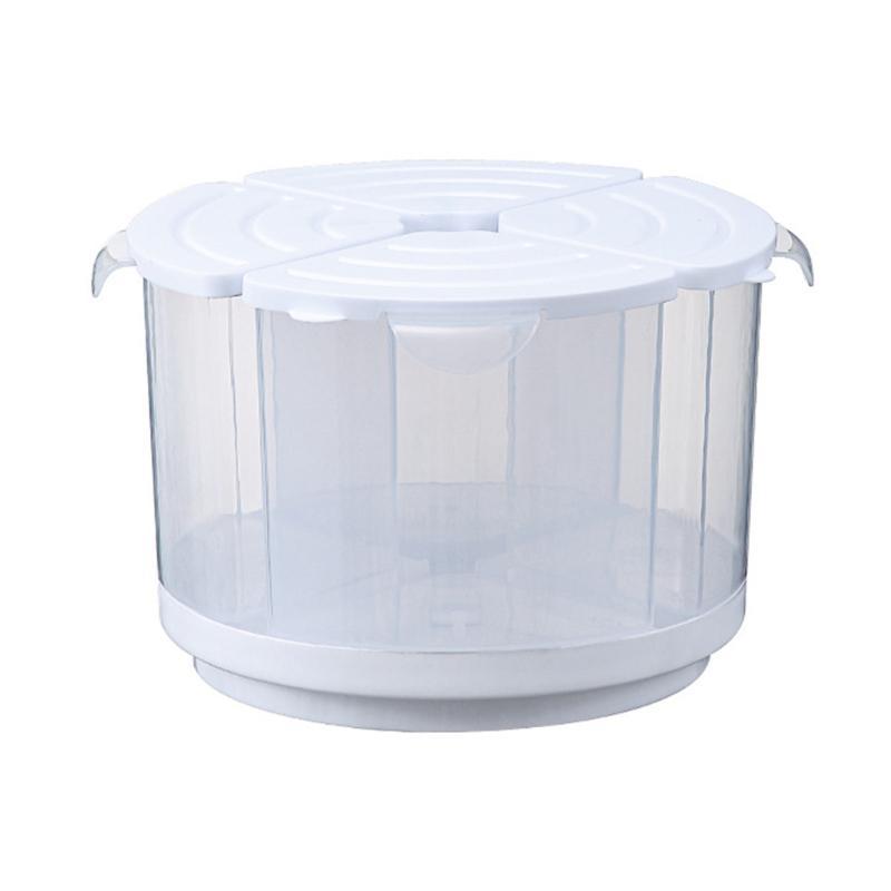 652F Modern Grain Container Clear Visible Pets Foods Storage Kitchen Can