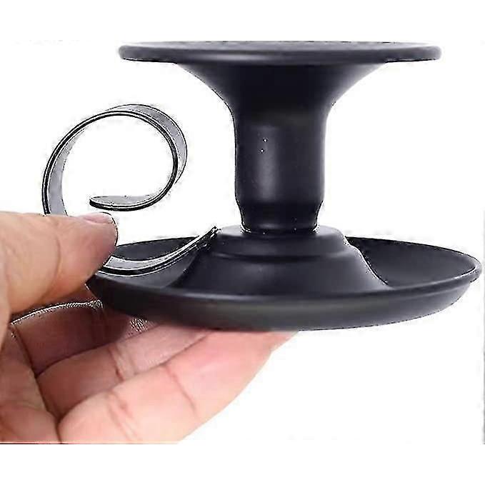 Candlestick Holders Black Candle Holder, Retro Iron Taper Candle Holder, Wrought Candlelight Stand, Candle Holders For Party Decorations(1pc, Black),z