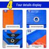 ZISIZ Heavy-Duty PE Waterproof Tarpaulin