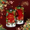 Carbon neutral Christmas T-shirt for children, loose and environmentally friendly snowflake top