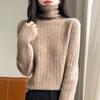 Women Sweater 100% Wool MODERN NEW SAGA Turtleneck Knit Pullover Thick Winter Jumpers Female Knit Tops