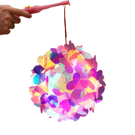 

Фонарь на батарейках, красочные огни, полый дизайн, светящийся фонарь для домашних фестивалей, украшений E