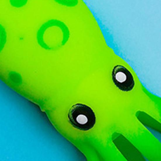 Stressball Süß Hohe Elastizität Tintenfischform Helle Farbe Tintenfisch Kneten Stressabbau Fidget Sensorisches Spielzeug Tägliche Nutzung