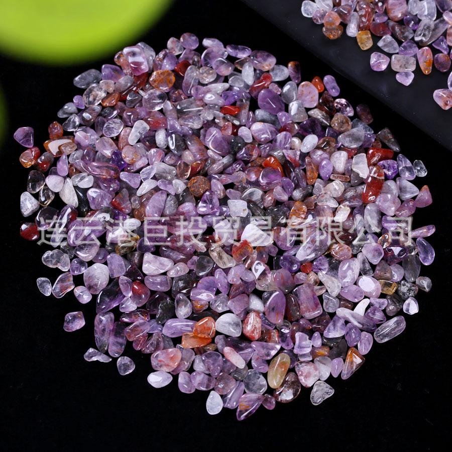 Kristall Edelstein Flaschen: Achat, Jade, Turmalin Mineralienproben (5-7mm)