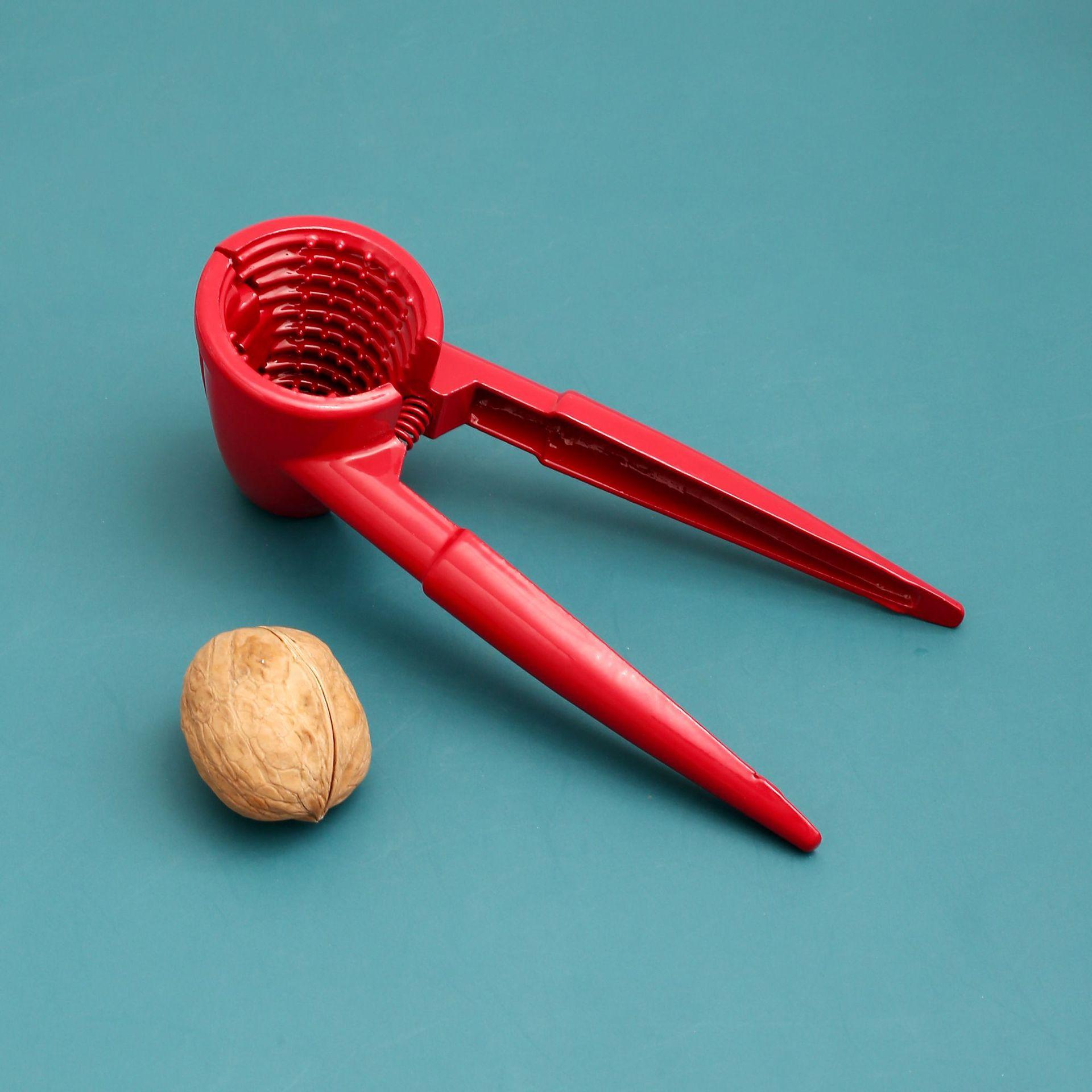 

1 шт. Серебристый металлический многофункциональный зажим для грецкого ореха Кухонный инструмент Бытовой инструмент для очистки орехов Зажим Инструмент Зажим Плоскогубцы Колка Пекан Фундук