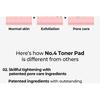 numbuzin - No. 4 Pore Zero Peeled Egg Toner Pad