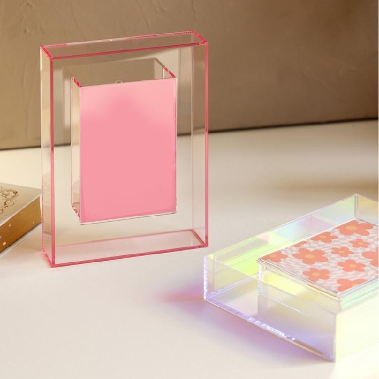 1PC Acrylic Picture Frame Photo Holder Photo Poster Desktop Wall Hangings Display