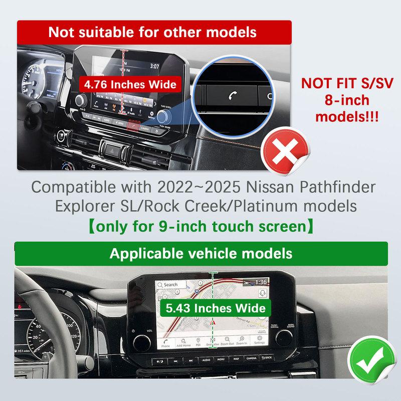 Sixthsmoy For 2024 2025 Nissan Pathfinder SL/Rock Creek/Platinum Center Console Dashboard Organizer Tray Accessories