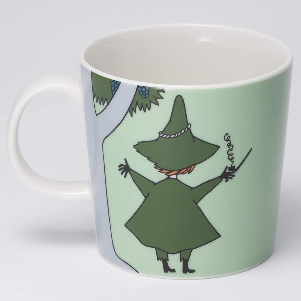 Moomin Arabia Classic Snufkin Official Gift Moomin Christmas Wedding Birthday Housewarming Officially Imported Mug, 300ml, Wrapping, Tableware, Gift,