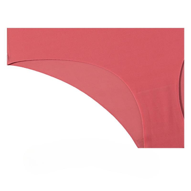 Large Size Knicker Seamless One-piece Underwear for Women Ice Silk Briefs Skin Friendly Low Waist Fitness Sports Panties