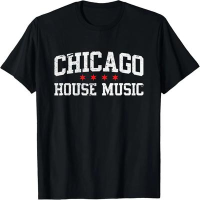 Chicago House Music - Retro EDM DJ T-Shirt