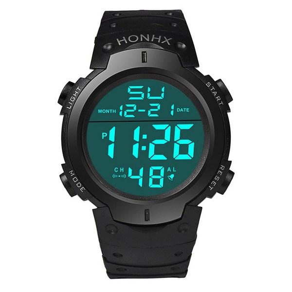 Military Enlisted Students Elderly Parents Big Screen Electronic Waterproof Sports Wristwatch