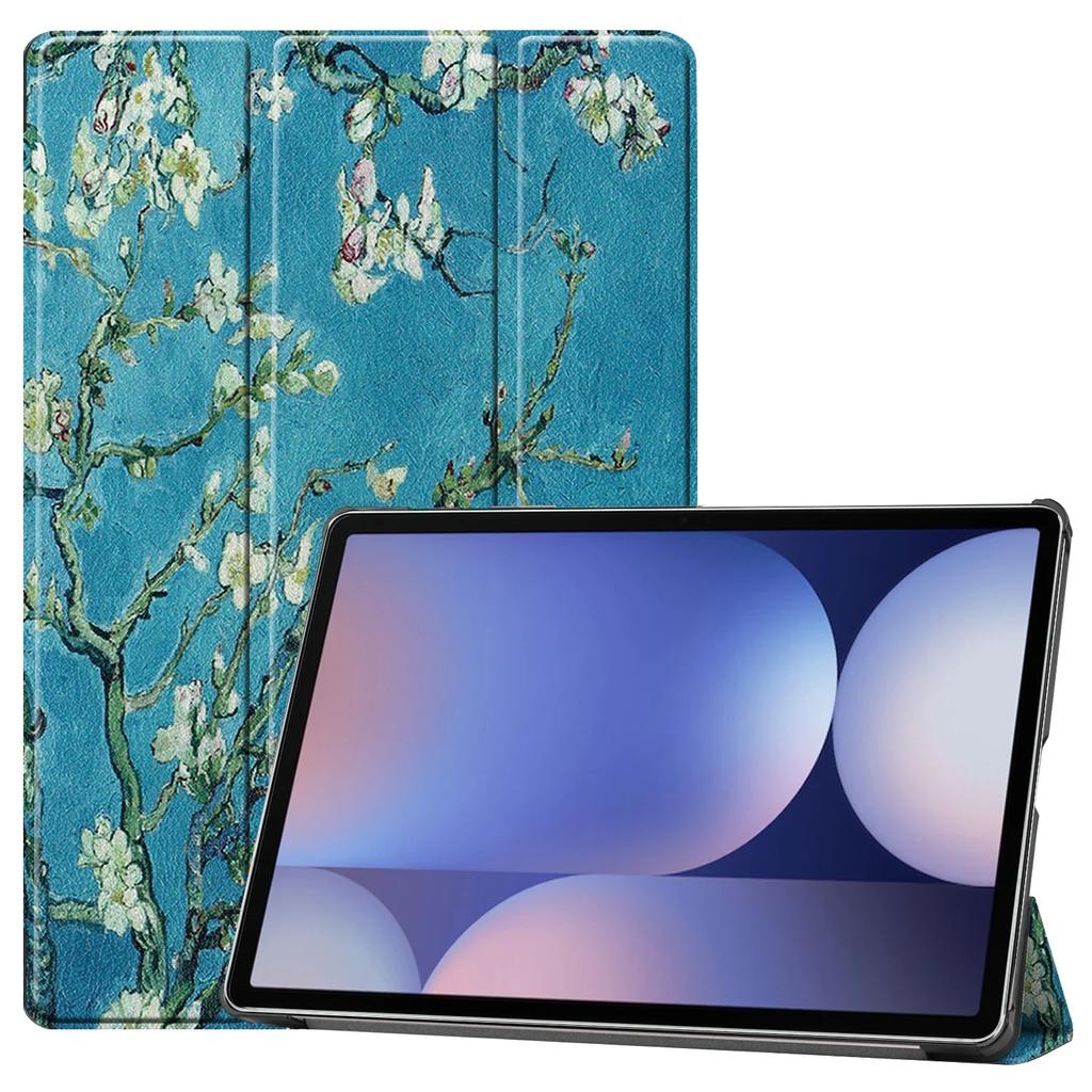 For Samsung Galaxy Tab S10+ 5G SM-X820 SM-X826B 12.4 Inch Magnetic Trifold Stand Cover for Samsung Galaxy Tab S10 Plus 12.4