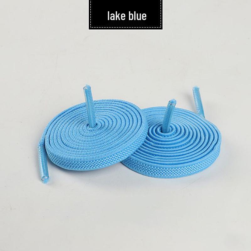 0.6cm Wide Elastic Flat Shoelaces for Sneakers and Canvas Shoes