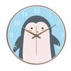 Cartoon Quartz Wall Clock Cute Animals Hanging Wall Clock Living Room Children's Room Kindergarten Decoration Loudspeaker Mute