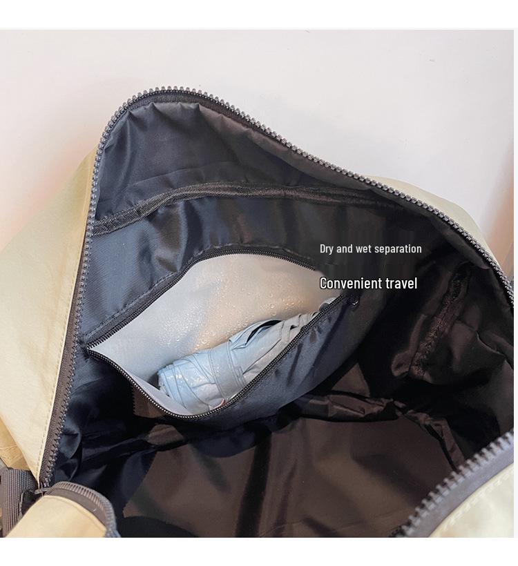 Große, faltbare Reisetasche für Damen mit Nass-/Trockentrennung - Ideal für Kurztrips, Fitnessstudio und Geschäftsreisen.