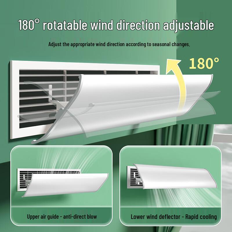 XIAO HUANG HOU Central Air Conditioner Wind Deflector