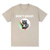 Don Shoot Letter Print Tshirt Hot Game Arc Raiders Tshirts Short Sleeve Cotton 2026 Spring summer MenWomen Unisex Streetwear