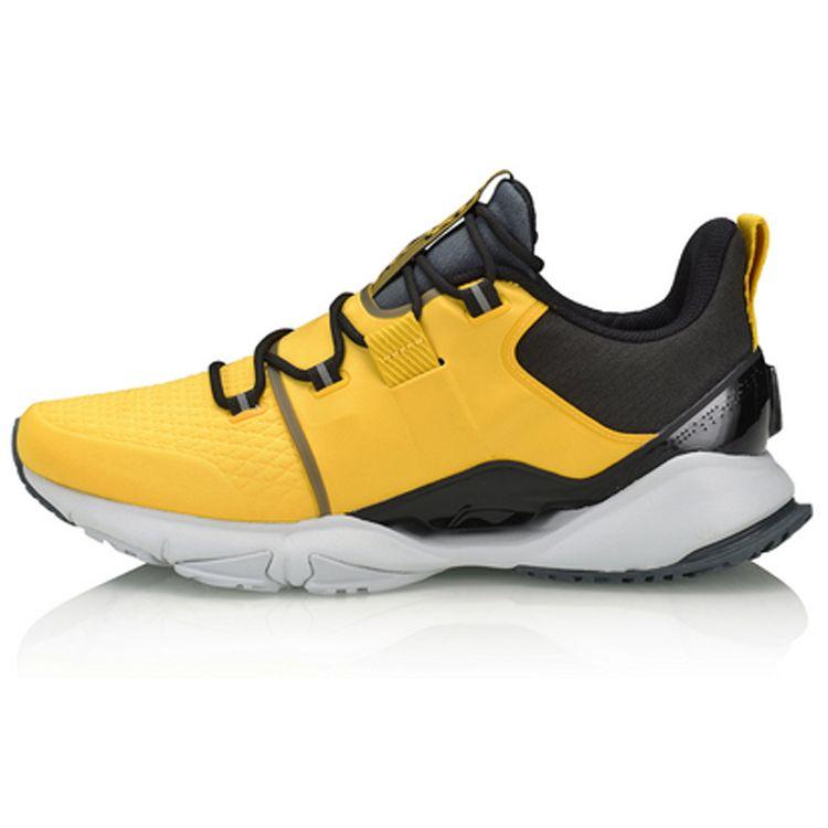 Li Ning Crazy Run X Модные амортизирующие кроссовки для бега с низким верхом Унисекс Кроссовки Розовый Желтый ARHQ009-1 43⅔