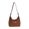 Simple retro shoulder bag women's new fashionable texture underarm bag casual commuter dumpling bag