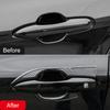 For Toyota Camry XV80 2018-2025 Car Accessories ABS Carbon Car Door Handle Bowl Cover Trim 4pcs