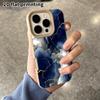 Phone Case: 2D flat lambskin suitable for iPhone 18, 17, 16, 15, 14, 13 Pro film protective case, ripple texture, Christmas and Halloween gift