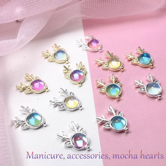 

Нежный дизайн ногтей, ювелирные изделия, 3D-эффект, дизайн ногтей для рукоделия B