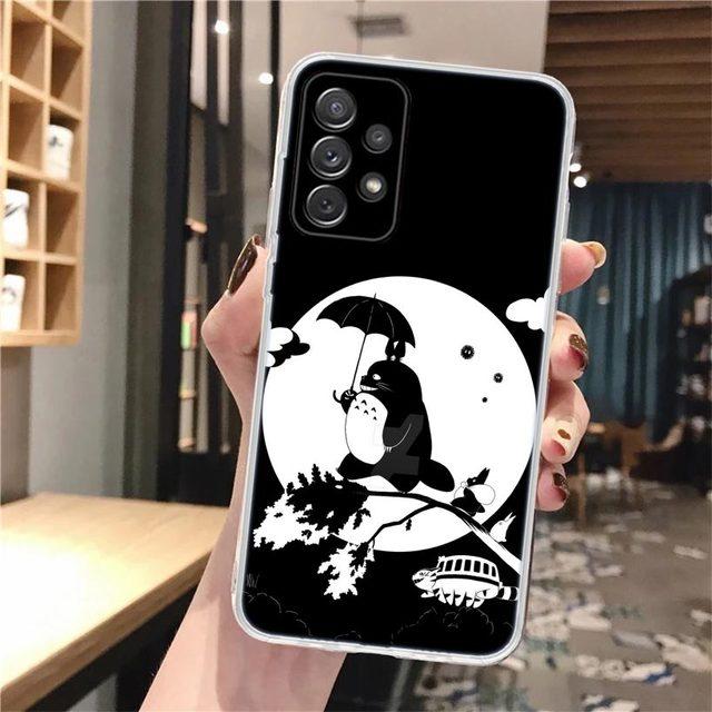 

М який чохол для телефону Totoro Studio Ghibli з аніме для Samsung Galaxy A52 A53 A12 A13 A22 A23 A32 A33 A72 A73 5g A02s A03s A50s з візерунком Samsung A52