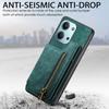Phone Case For Xiaomi Redmi 15C 5G (EU) (173mm)/15C 4G (EU) (173mm) Retro Leather TPU Cover with Zipper Card Holder