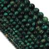 Natural Stone Beads 4 6 8 10 12mm Green Tiger Eye Round Loose Spacer Beads for Jewelry Making DIY Bracelets Necklace Accessories