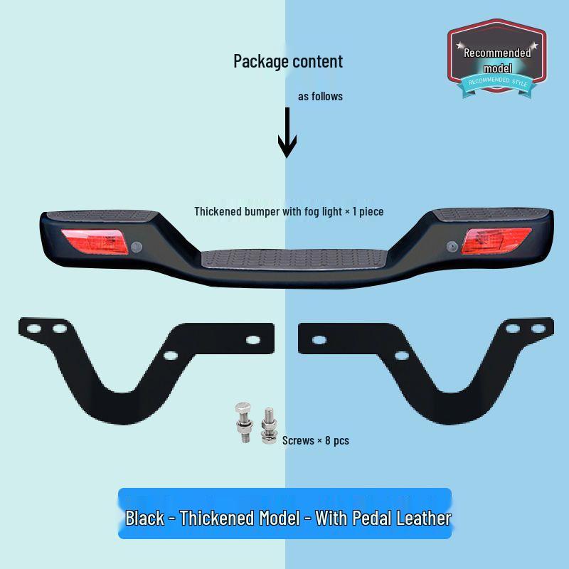 Fengjun 5 & 3 European Version Full Iron Rear Bumper for Great Wall Pickup