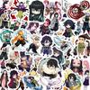 55/110/220Pcs stickers of Nezuko Kamado from Demon Slayer anime, suitable for DIY projects on phones laptops suitcases skateboards and graffiti