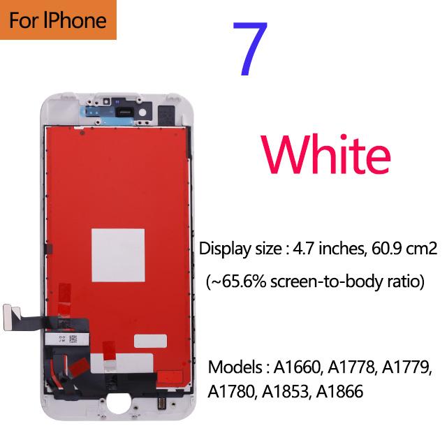 AAA+++ OEM LCD For iPhone 5 5s 5c 6s 7 8PlusLCD Touch Screen Digiziter Assembly For iPhone 6 6sPlus 7 8 Display