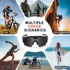 POV Glasses with Memory Card 4K Smart Baseball Sunglasses with Camera Photos Audios Videos Recording Lightweight Men Women Camera Wearable Eyewear