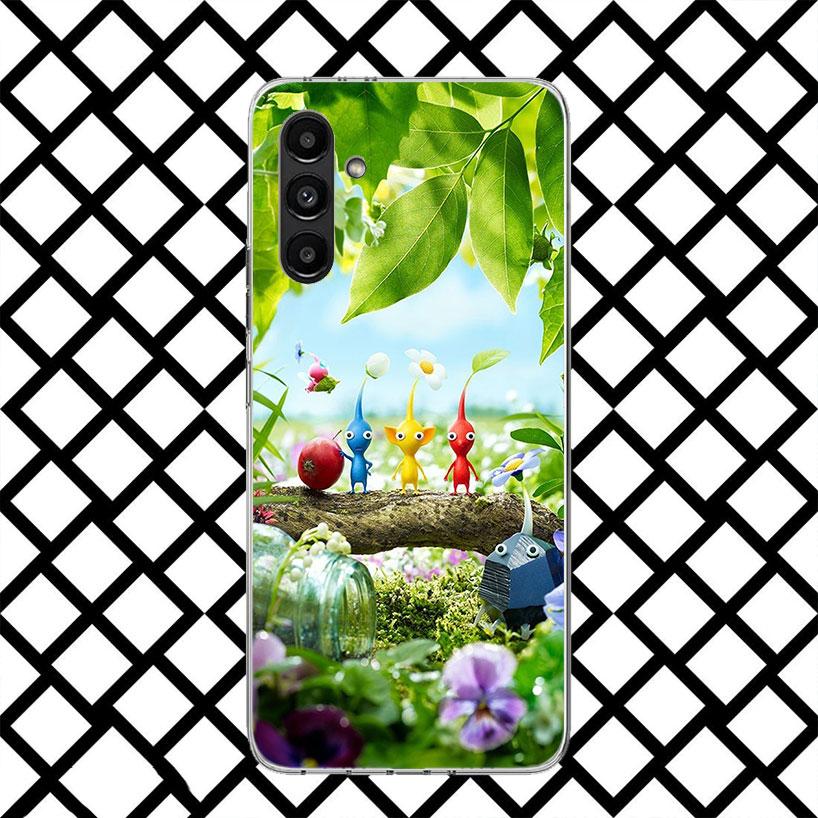 Game P-PikminS 4 Phone Case for Samsung Galaxy A17 A37 A57 A16 A26 A36 A56 A15 A25 A35 A55 A14 A24 A34 A54 A13 A23 A33 A53 Galax