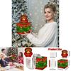 Christmas Themed Bell Pattern Paper Surprise Box For Holiday Parties And Celebrations