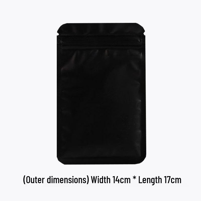 Double-Sided Frosted Aluminum Foil Self-Sealing Opaque Packaging Bag for Colored Ornaments