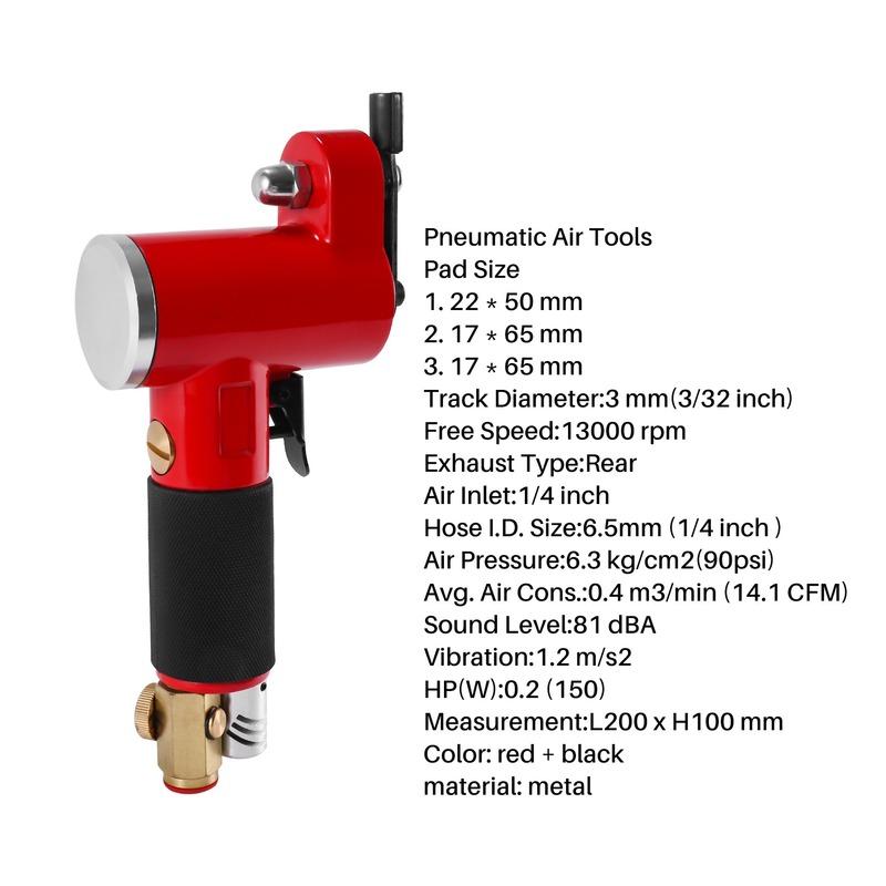 Pneumatic Air Tools Track Diameter Track Finger Sander Polishing Machine Dual Action Sanders FS-30-A21R