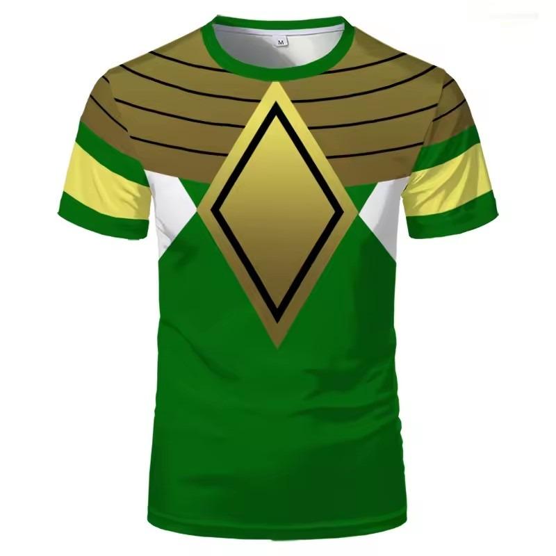 3D Dinosaur Print Sports Quick-dry Breathable Men Mesh T-shirt Outdoor Casual Street Fashion Men Short Sleeve Top Clothing