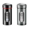 Mini USB Beard Shaver: Portable High Power Razor with Digital Display and German Steel Blades.
