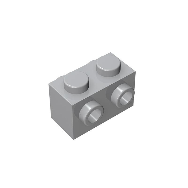 20pcs MOC Parts 52107 Block Modified 1 x 2 featuring Studs on 2 Sides Works With DIY Assmble Construction Blocks Particle Kid Toy Present