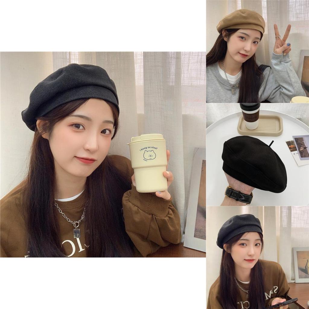 Stylish Warm Winter Beret Sweet And Adorable Fashionable Painter Hat