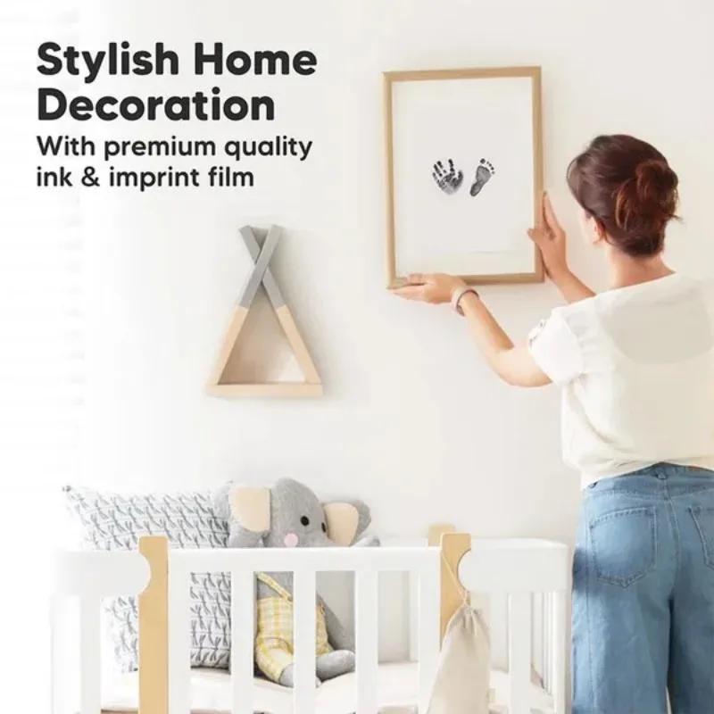 1 Set Baby Handprint Footprint Imprint Kit Baby Pet Footprint Ink Pad Souvenir Accessories