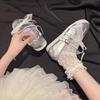 Cat and sofa/Mary Jane Black Women's Shoes New Summer Hollow Design Versatile Shallow Mouth Single Shoes Ballet Shoes