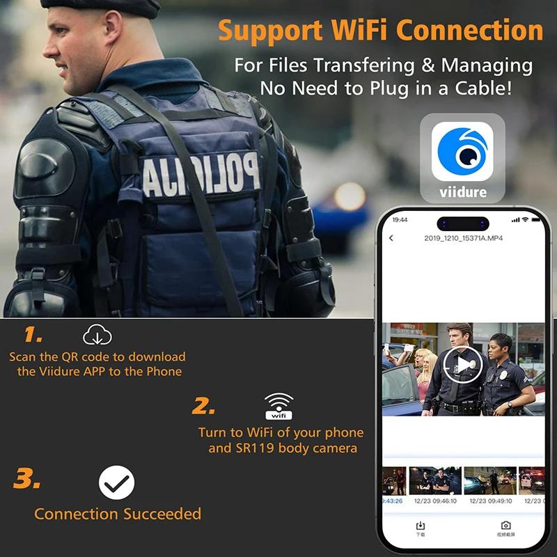 1080P HD WIFI Digital Video Portable Mini Portable Handheld Law Enforcement Recorder 270° Rotatable Lens Outdoor Sports Camera